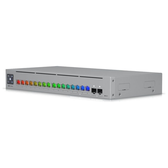 Ubiquiti USW-PRO-MAX-16 Pro Max Switch di Rete L3 16 Porte 2.5G Ethernet 84 Gbit-s 2 SFP+ Rack 1U colore Grigio