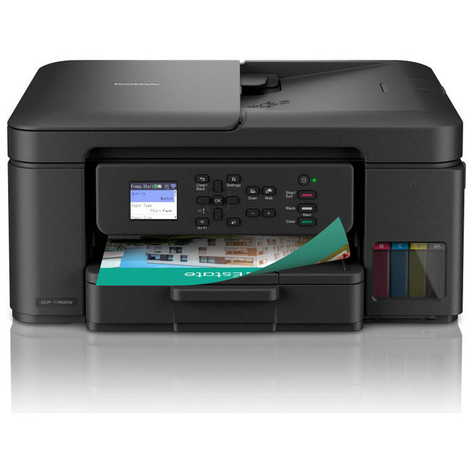 Brother DCP-T780DW Stampante Multifunzione Inkjet A4 3in1 Stampa Copia Scansione 16 ppm Fronte Retro ADF Wi-Fi USB colore Nero