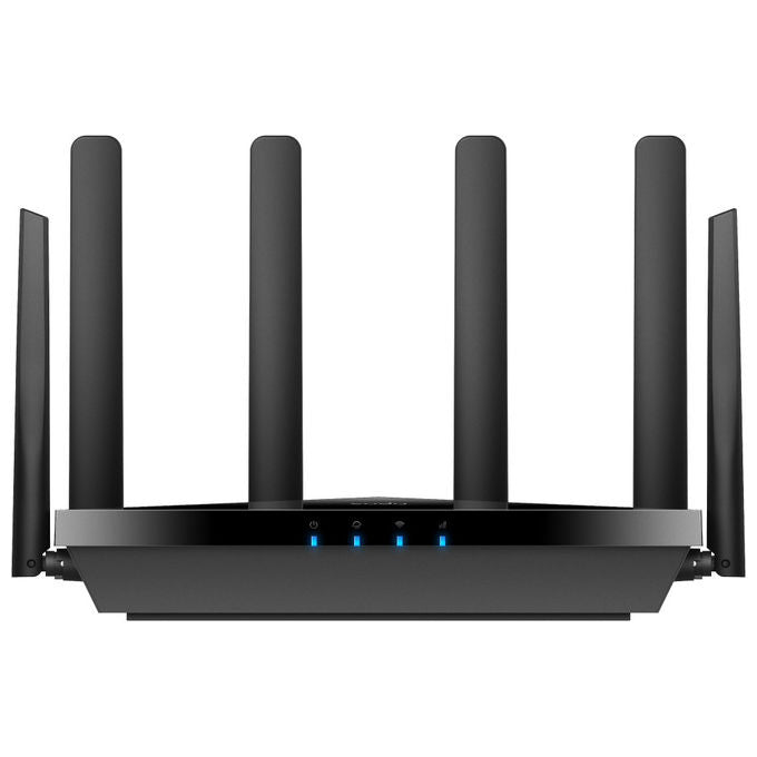 Cudy P5 Router Wireless 5G Wi-Fi 6 AX3000 Dual-band 2.4 GHz 5 GHz 4 Porte Gigabit Ethernet VPN Dual SIM colore Nero