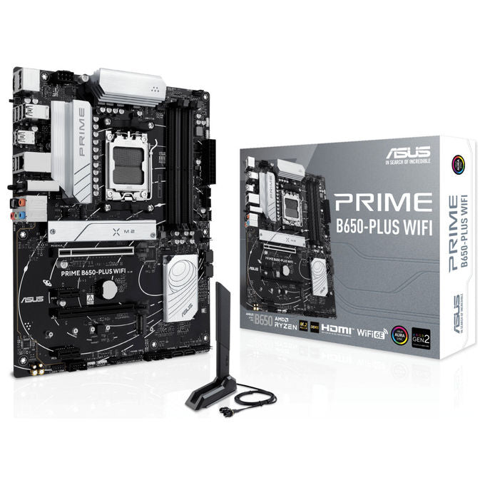 Asus PRIME B650-PLUS WIFI Scheda Madre ATX Socket AM5 DDR5 192 GB Wi-Fi 6E Bluetooth 5.3 2.5Gb Ethernet AMD Ryzen 7000 8000 9000