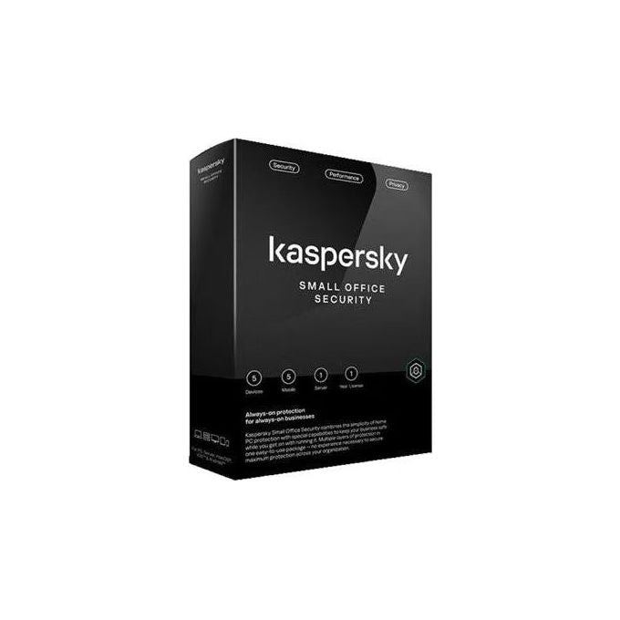 Kaspersky KL4541X5EFS-SSB-IT Small Office Security 8.0 Antivirus Box 5 Client 1 Server Licenza 12 mesi ITA