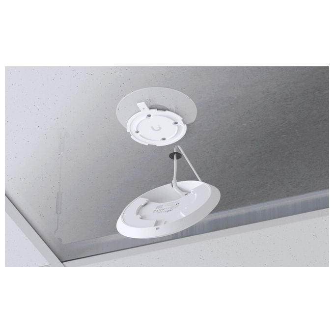 Ubiquiti U6+ Access Point WiFi 6 Dual Band 2402 Mbit-s PoE 300 utenti colore Bianco