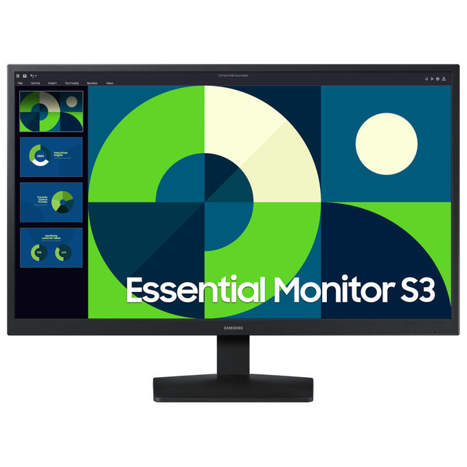 Samsung S24D310EAU Monitor PC 24'' Full HD 1920x1080 VA LCD 75 Hz 5ms HDMI VGA colore Nero
