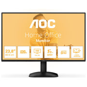 AOC 24B31H Monitor PC 23.8'' Full HD 1920x1080 IPS 120Hz Adaptive Sync Flicker Free Low Blue Light colore Nero