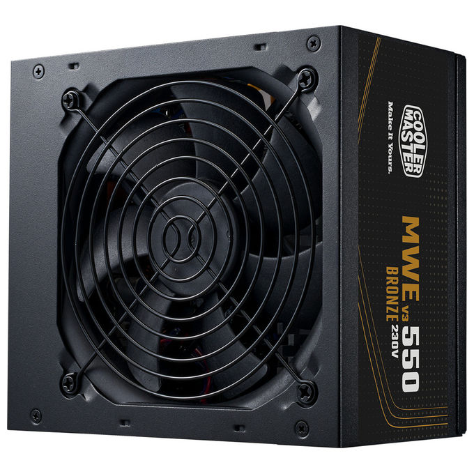 Cooler Master MPE-5501-ACABW-3BEU MWE Bronze V3 Alimentatore ATX 550 W 80 Plus Bronze Non Modulare ATX 3.1 colore Nero