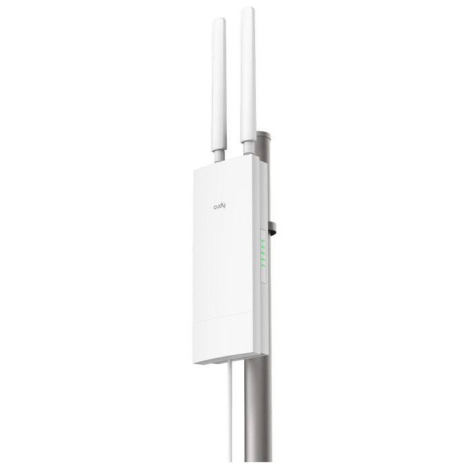 Cudy AP1300 OUTDOOR Access Point Wi-Fi Dual Band 867 Mbit-s PoE IP65 Mesh Gigabit Esterno colore Bianco