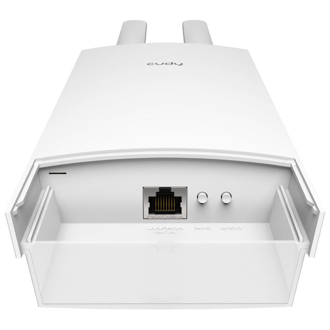 Cudy AP1300 OUTDOOR Access Point Wi-Fi Dual Band 867 Mbit-s PoE IP65 Mesh Gigabit Esterno colore Bianco