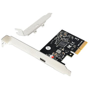 Conceptronic EMRICK14B Scheda Adattatore PCIe USB 3.2 Gen 2x2 Type-C 1 Porta 20 Gbit-s Chipset ASM3242 colore Nero