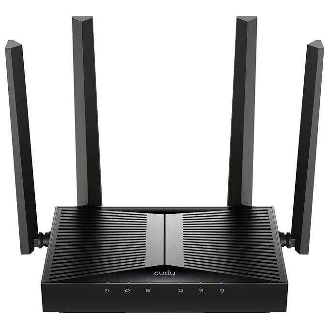 Cudy WR3600 Router Wireless Wi-Fi 7 Dual Band 2882 Mbps Gigabit Ethernet VPN MU-MIMO colore Nero
