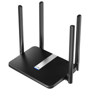 Cudy LT500D Router 4G LTE Wi-Fi Mesh AC1200 Dual Band 867 Mbit-s 4 Porte Fast Ethernet NanoSIM VPN DDNS colore Nero