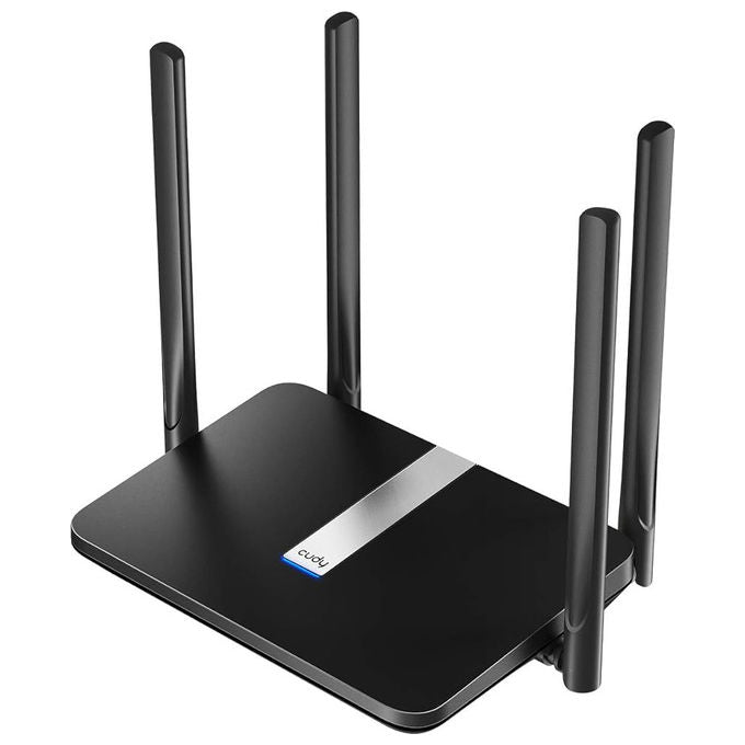 Cudy LT500D Router 4G LTE Wi-Fi Mesh AC1200 Dual Band 867 Mbit-s 4 Porte Fast Ethernet NanoSIM VPN DDNS colore Nero