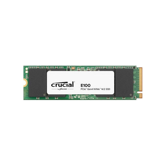 Crucial CT480E100SSD8 E100 SSD Interno M.2 NVMe PCIe 4.0 x4 480 GB Lettura 4700 MB-s Scrittura 2500 MB-s