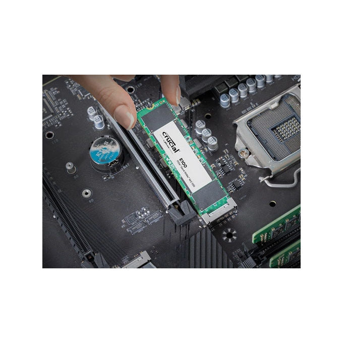 Crucial CT480E100SSD8 E100 SSD Interno M.2 NVMe PCIe 4.0 x4 480 GB Lettura 4700 MB-s Scrittura 2500 MB-s