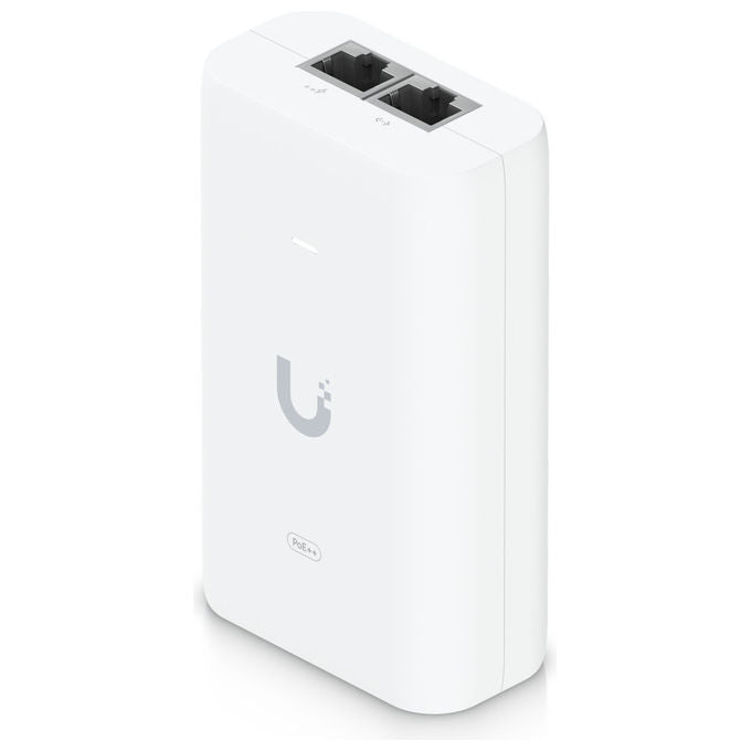 Ubiquiti U-POE++ Adattatore PoE++ Gigabit Ethernet 48V 60W IEEE 802.3at colore Bianco