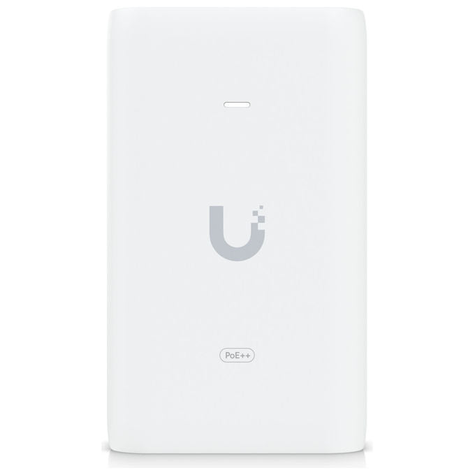Ubiquiti U-POE++ Adattatore PoE++ Gigabit Ethernet 48V 60W IEEE 802.3at colore Bianco