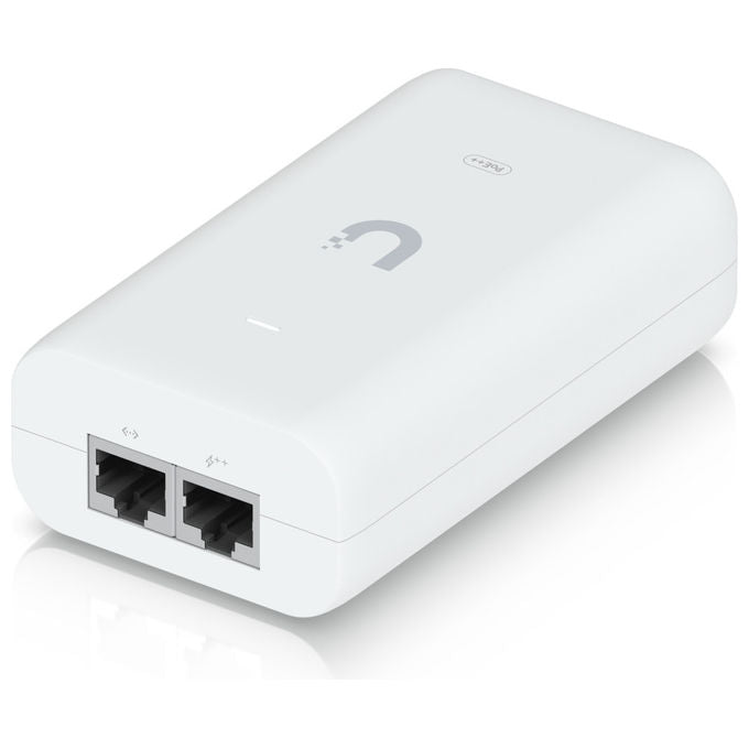 Ubiquiti U-POE++ Adattatore PoE++ Gigabit Ethernet 48V 60W IEEE 802.3at colore Bianco