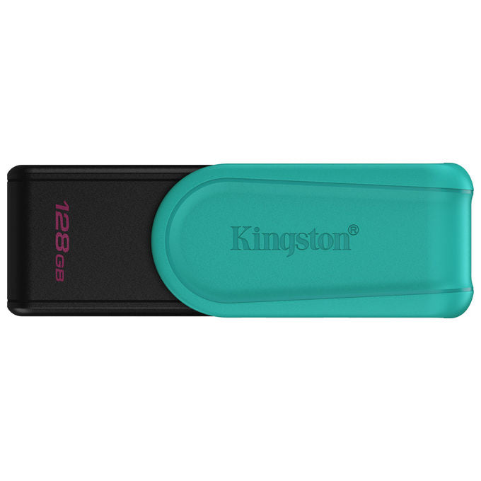Kingston DTXS-128GB DataTraveler Exodia S Chiavetta USB 128GB USB 3.2 Gen 1 Tipo A Girevole colore Nero Turchese