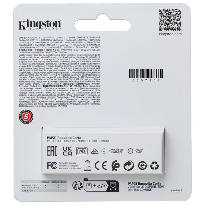 Kingston DTXS-128GB DataTraveler Exodia S Chiavetta USB 128GB USB 3.2 Gen 1 Tipo A Girevole colore Nero Turchese