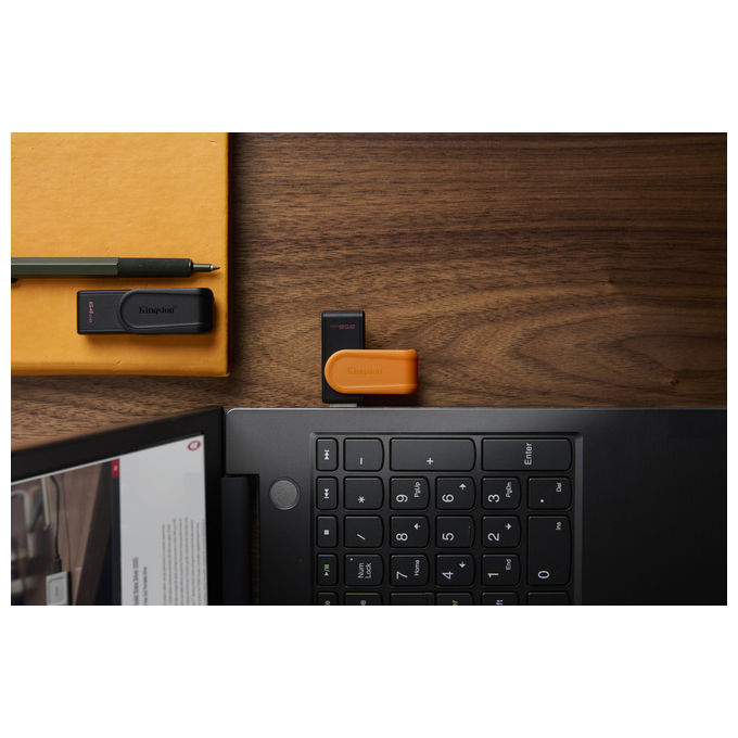 Kingston DTXS-64GB DataTraveler Exodia S Chiavetta USB 3.2 Gen 1 64GB Girevole colore Nero