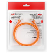 Hikvision DS-1NP6UEC0 Cavo Patch Cat 6 U-UTP RJ45 24AWG 5m colore Arancione