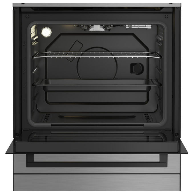 Beko FBG62010DX Cucina a Gas 4 Fuochi Forno a Gas 64 L Classe A (85x60x60 cm) colore Inox