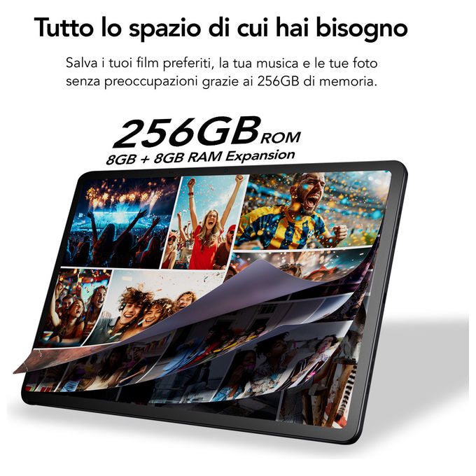 TCL 9469X2-2CLCA111 NXTPAPER 11 Plus Tablet Android 11.5'' 2.2K 120Hz 8 GB RAM 256 GB Android 15 colore Grigio