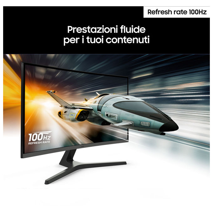 Samsung LS32D390GAUXEN S39GD Monitor Curvo 32'' Full HD 1920x1080 VA 100Hz 4ms colore Nero
