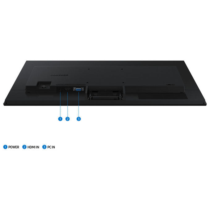 Samsung LS24D300GAUXEN S30GD Monitor 24'' Full HD IPS 100Hz 1920x1080 5ms Flicker Free VESA colore Nero