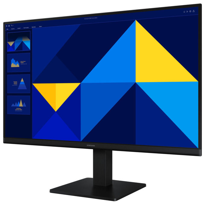 Samsung LS24D300GAUXEN S30GD Monitor 24'' Full HD IPS 100Hz 1920x1080 5ms Flicker Free VESA colore Nero