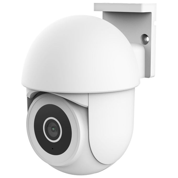 Trust IPCAM-3900 Telecamera IP per Esterno PTZ Wi-Fi 360° 3MP Visione Notturna 8m Rilevamento Umano Sirena IP65 colore Bianco