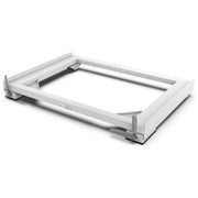 Meliconi 656149 Base Move Slim Base Antivibrazione con Ruote e Freni per Lavatrici Asciugatrici Slim Portata 250 Kg colore Bianco
