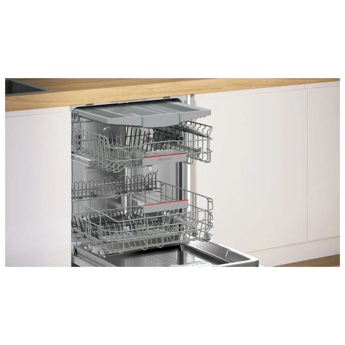 [ComeNuovo] Bosch SMP4ECW72S Serie 4 Lavastoviglie da incasso sottopiano 14 coperti Classe A 42 dB Wi-Fi Home Connect (82x60x57 cm) colore Bianco