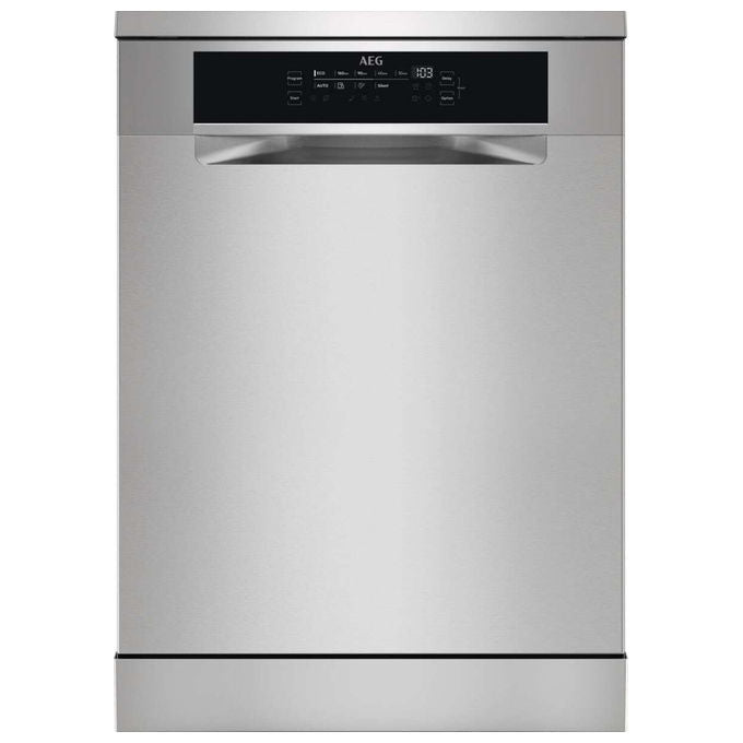 AEG FFB76707PM Serie 7000 Lavastoviglie Libera Installazione 14 coperti Classe A 44 dB AirDry GlassCare (85x60x60 cm) colore Acciaio Inox