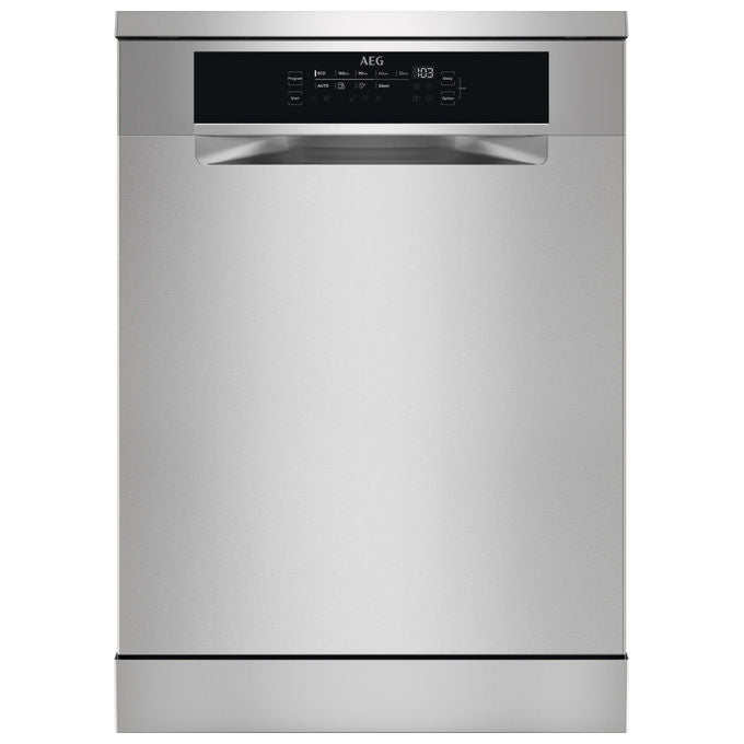 AEG FFB76707PM Serie 7000 Lavastoviglie Libera Installazione 14 coperti Classe A 44 dB AirDry GlassCare (85x60x60 cm) colore Acciaio Inox