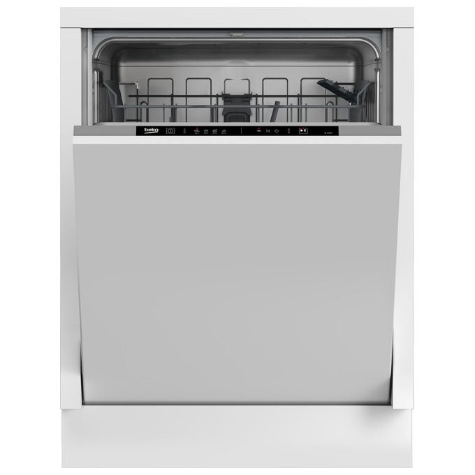 Beko DIN34330 B300 Lavastoviglie a Scomparsa Totale 13 coperti Classe D 49 dB 4 Programmi Display LED (82x60x55 cm)