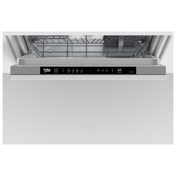 Beko DIN34330 B300 Lavastoviglie a Scomparsa Totale 13 coperti Classe D 49 dB 4 Programmi Display LED (82x60x55 cm)