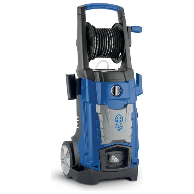 Annovi Reverberi 15595 AR Blue Clean 587 Idropulitrice Elettrica Verticale 160 bar 460 l-h 2500W Total Stop colore Nero Blu Grigio