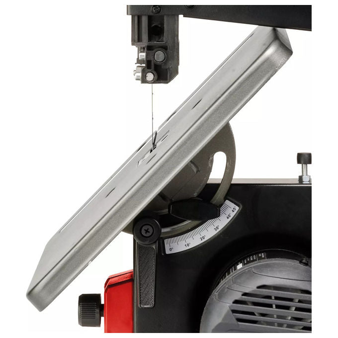 Einhell TC-SB 200-1 Sega a nastro 250W altezza taglio 80cm tavolo inclinabile 45° cambio lama senza attrezzi colore Grigio Rosso