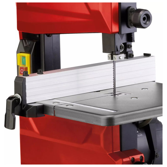Einhell TC-SB 200-1 Sega a nastro 250W altezza taglio 80cm tavolo inclinabile 45° cambio lama senza attrezzi colore Grigio Rosso