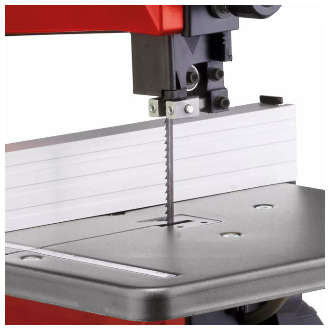 Einhell TC-SB 200-1 Sega a nastro 250W altezza taglio 80cm tavolo inclinabile 45° cambio lama senza attrezzi colore Grigio Rosso