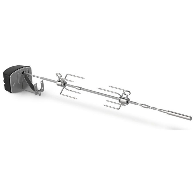 Weber 3400261 Girarrosto Elettrico Acciaio Inox per Barbecue Spirit e Searwood colore Nero