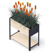 Upyard MODERNBOX HIGH 780X360 ModernBox High Fioriera Rialzata in Legno 78x36x72 cm 55 L colore Natural