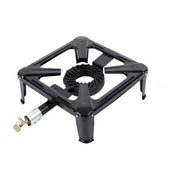 Ompagrill OMPFORNELLONE40 Fornellone a Gas GPL 1 Fuoco Bruciatore in Ghisa 7 kW Acciaio Smaltato colore Nero