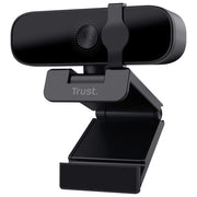 Trust 25548 Tanor Webcam Full HD 1080p 30fps Microfono Integrato Privacy Shutter USB Plug and Play colore Nero