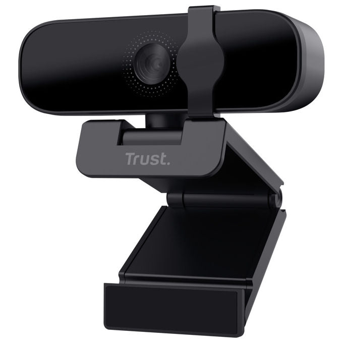 Trust 25548 Tanor Webcam Full HD 1080p 30fps Microfono Integrato Privacy Shutter USB Plug and Play colore Nero