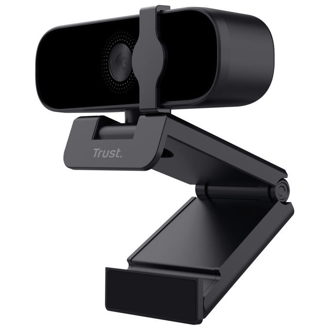 Trust 25548 Tanor Webcam Full HD 1080p 30fps Microfono Integrato Privacy Shutter USB Plug and Play colore Nero