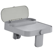 Bestway 60337 Lay-Z-Spa Xtras Vassoio Portaoggetti 4 in 1 Supporto Bevande Tablet Regolabile Universale colore Grigio