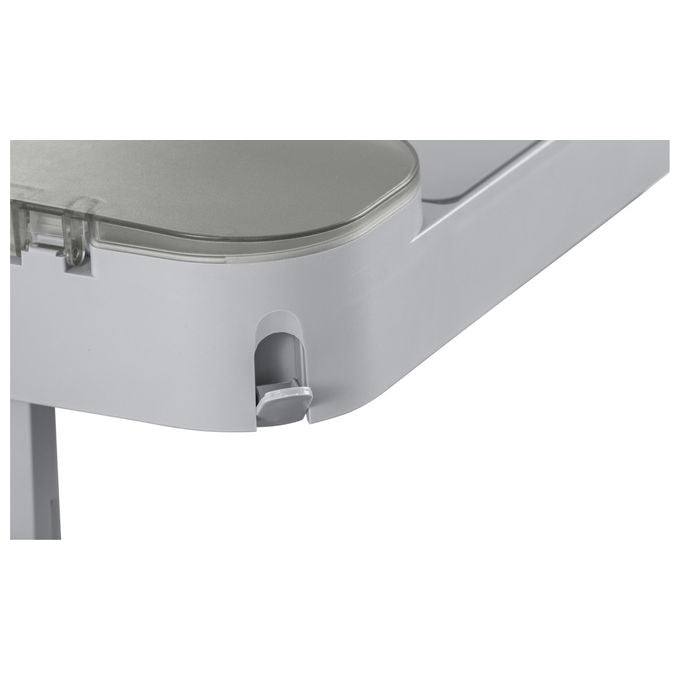Bestway 60337 Lay-Z-Spa Xtras Vassoio Portaoggetti 4 in 1 Supporto Bevande Tablet Regolabile Universale colore Grigio