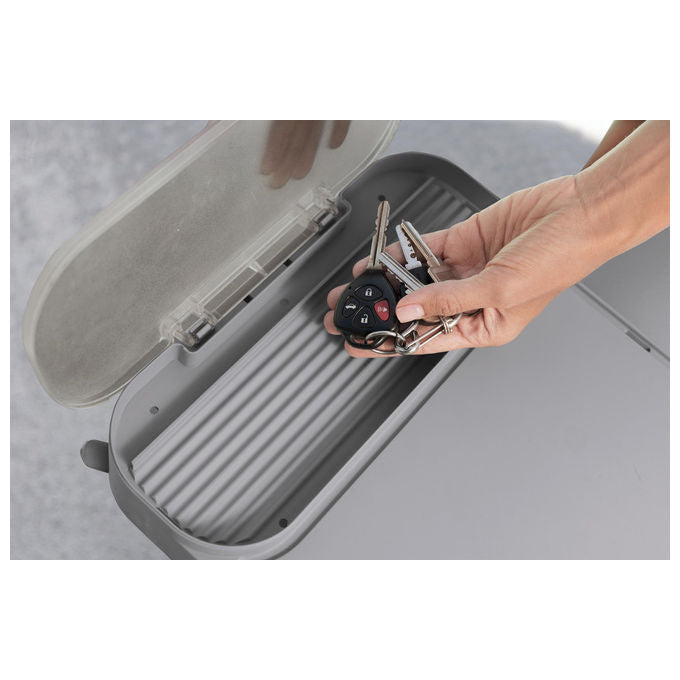 Bestway 60337 Lay-Z-Spa Xtras Vassoio Portaoggetti 4 in 1 Supporto Bevande Tablet Regolabile Universale colore Grigio