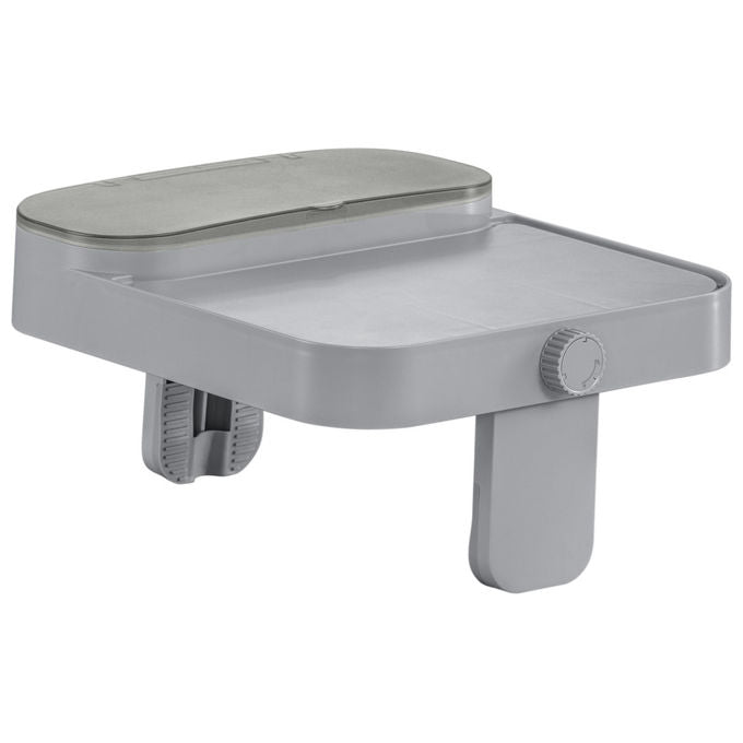 Bestway 60337 Lay-Z-Spa Xtras Vassoio Portaoggetti 4 in 1 Supporto Bevande Tablet Regolabile Universale colore Grigio